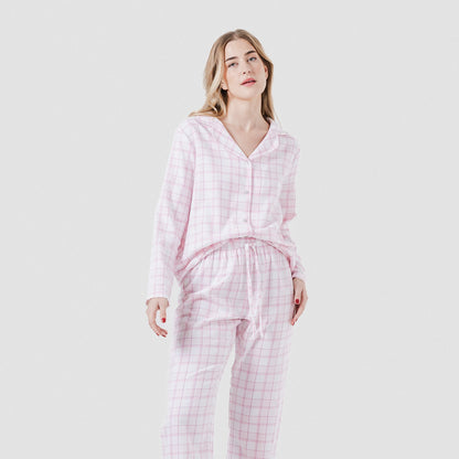 Pijama Franela manga larga Camisero Mujer C Barbie