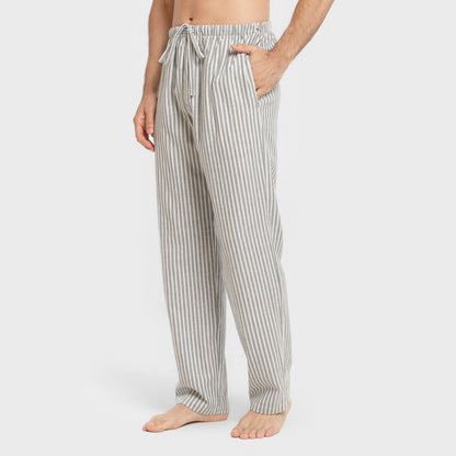 Pijama franela manga larga camisero hombre Raya Ceballos verde