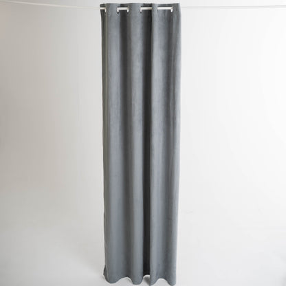 Cortina de camurça azul Keike