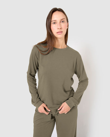 Women's basic sports sweatshirt