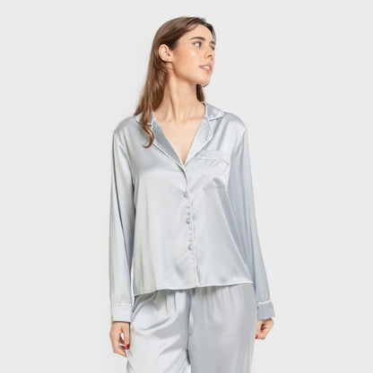 Pijama comprido de mulher em cetim Friday