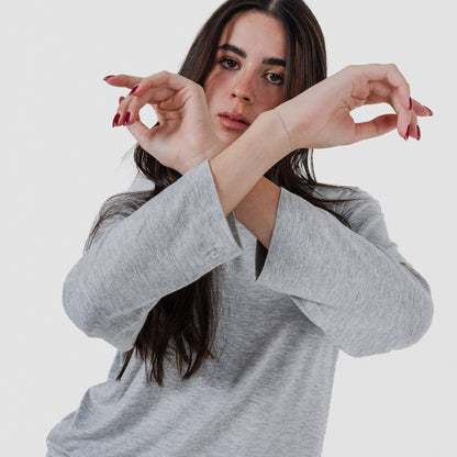 Pijama largo viscosa mujer liso