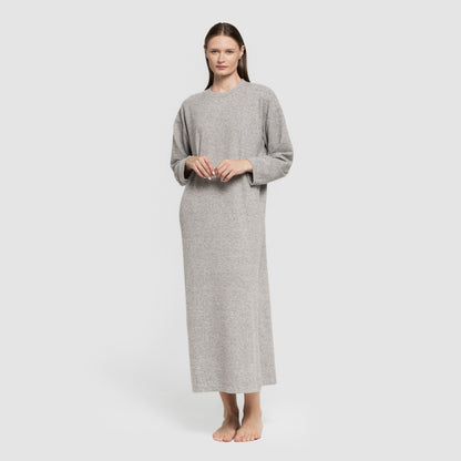 Vestido midi manga larga new punto extra suave