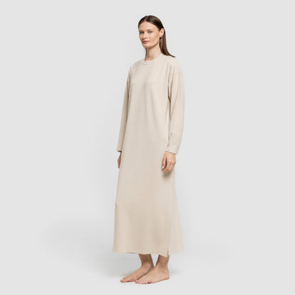 Vestido midi manga larga new punto extra suave