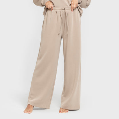 Pantalón largo estilo modal mujer