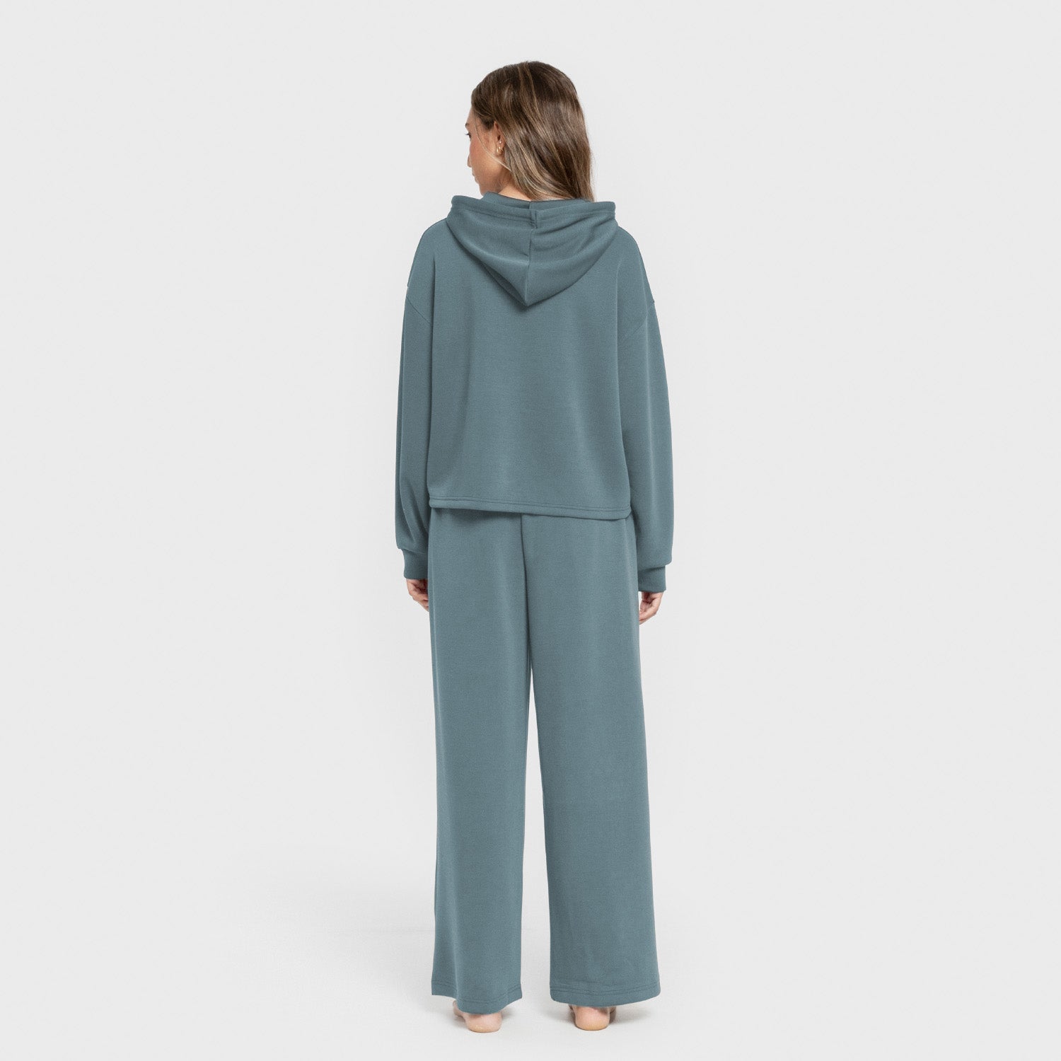 Pantalón largo estilo modal mujer