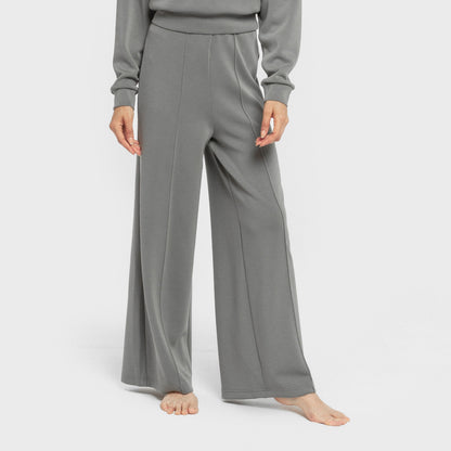 Pantalón largo pinzas estilo modal mujer