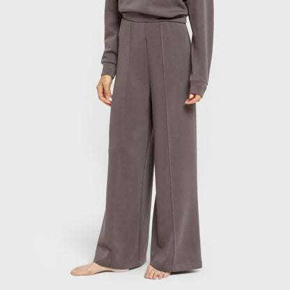 Pantalón largo pinzas estilo modal mujer