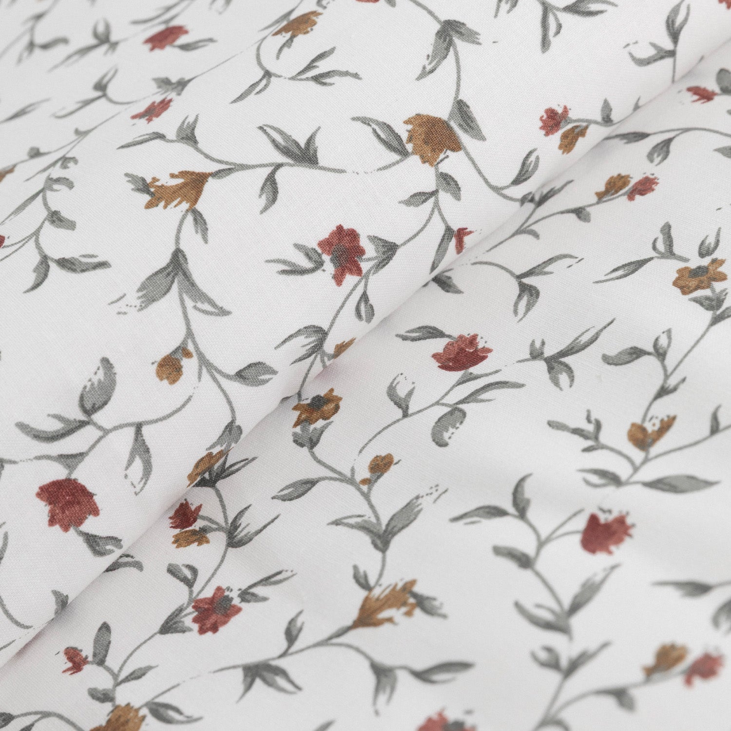 Housse de couette en coton ocre Triana