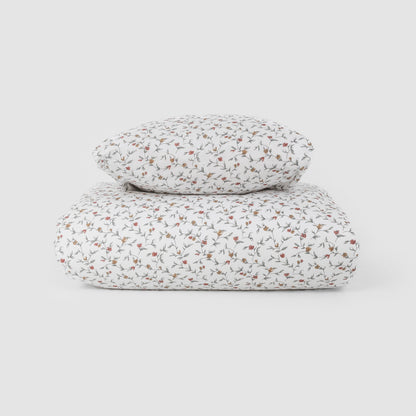 Capa de edredão algodão Triana Ocre