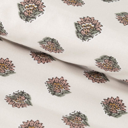 Funda nórdica algodón Elliane verde keike