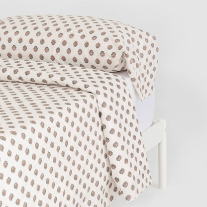 Funda nórdica algodón Elliane verde keike