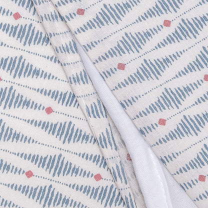 Capa de edredão de algodão Noruega azul esverdeado