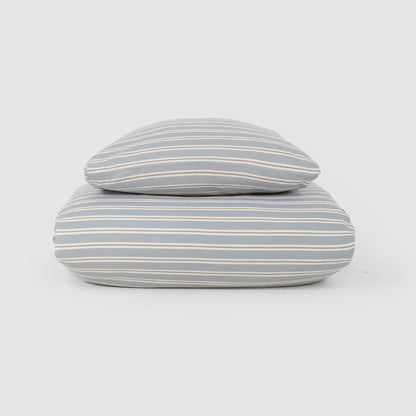 Funda nórdica algodón schon azul grisáceo