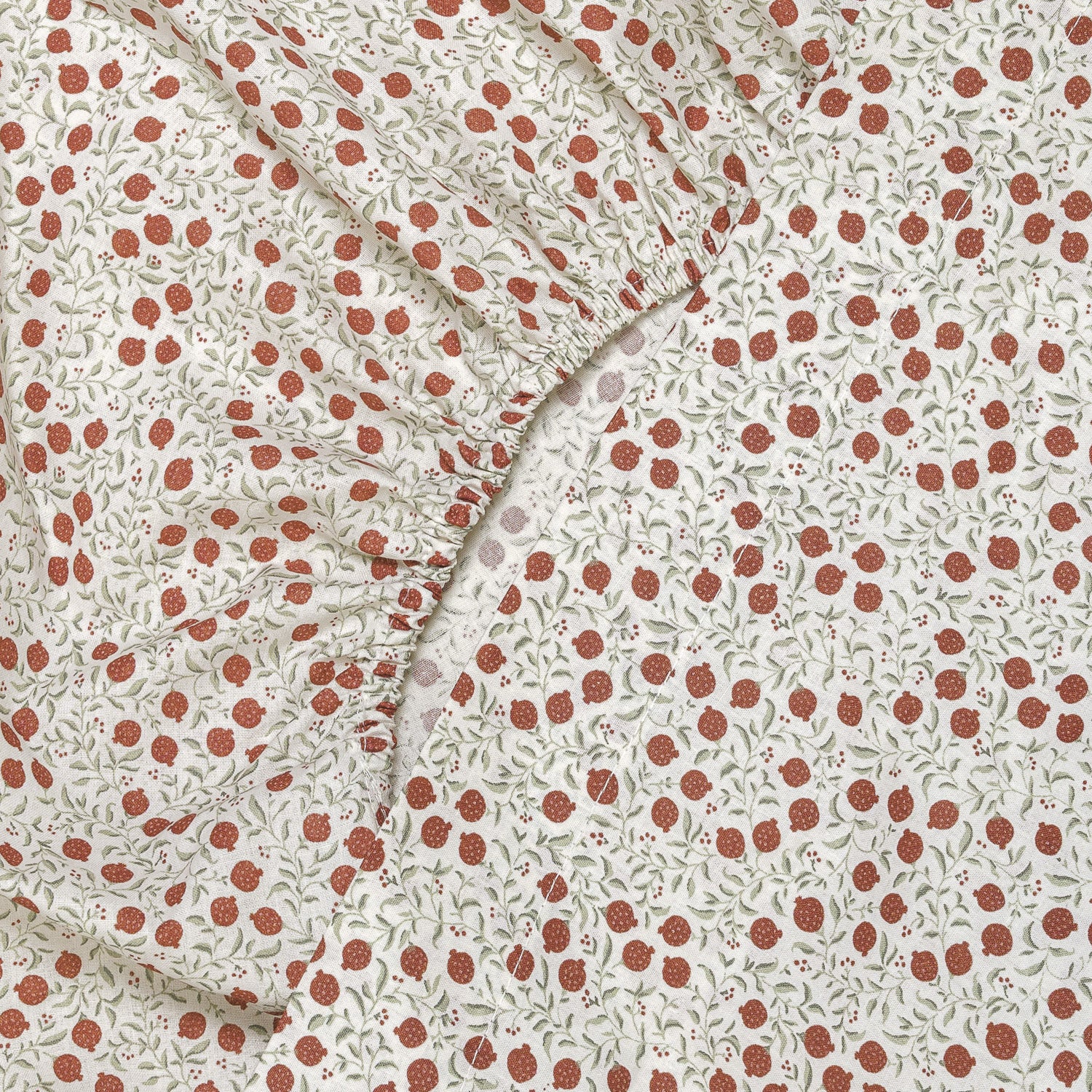 Juego de sábanas algodón Alemania verde seco - caldera