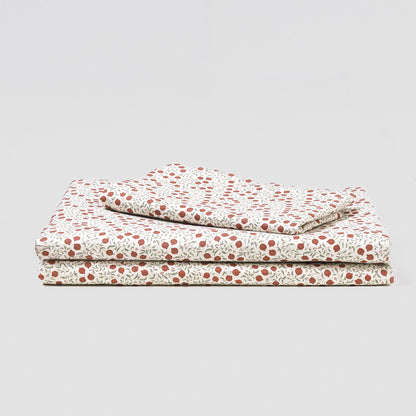 Juego de sábanas algodón Alemania verde seco - caldera