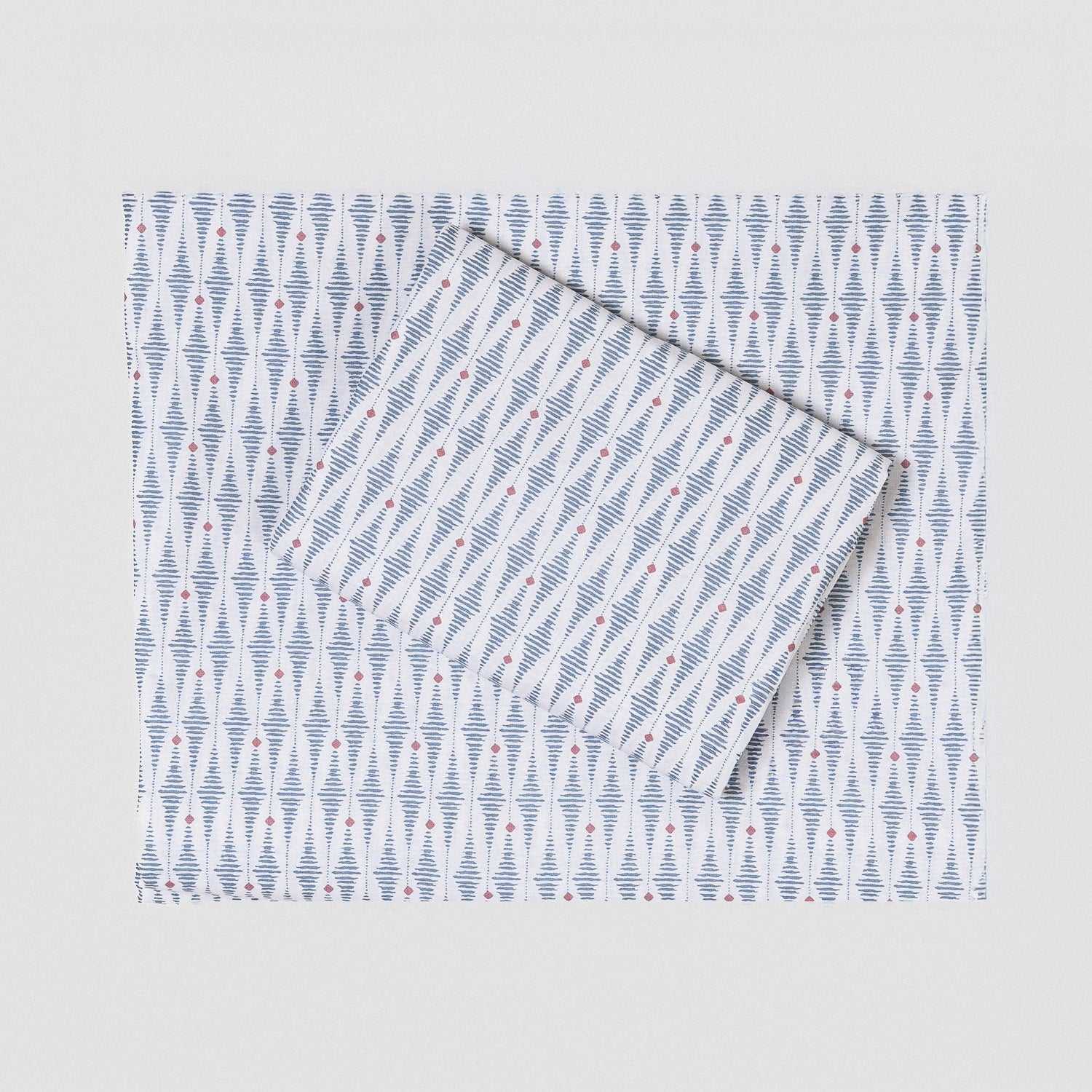 Juego de sábanas algodón noruega verde azulado