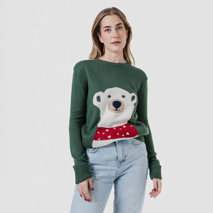 Jersey Navidad Mujer Oso