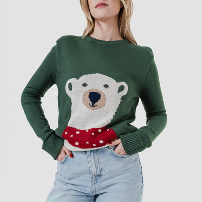 Jersey Navidad Mujer Oso