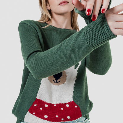 Jersey Navidad Mujer Oso