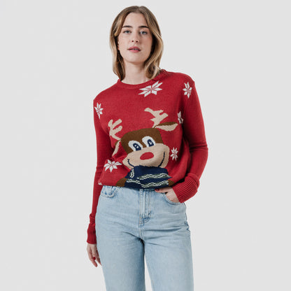 Jersey Navidad Mujer Reno