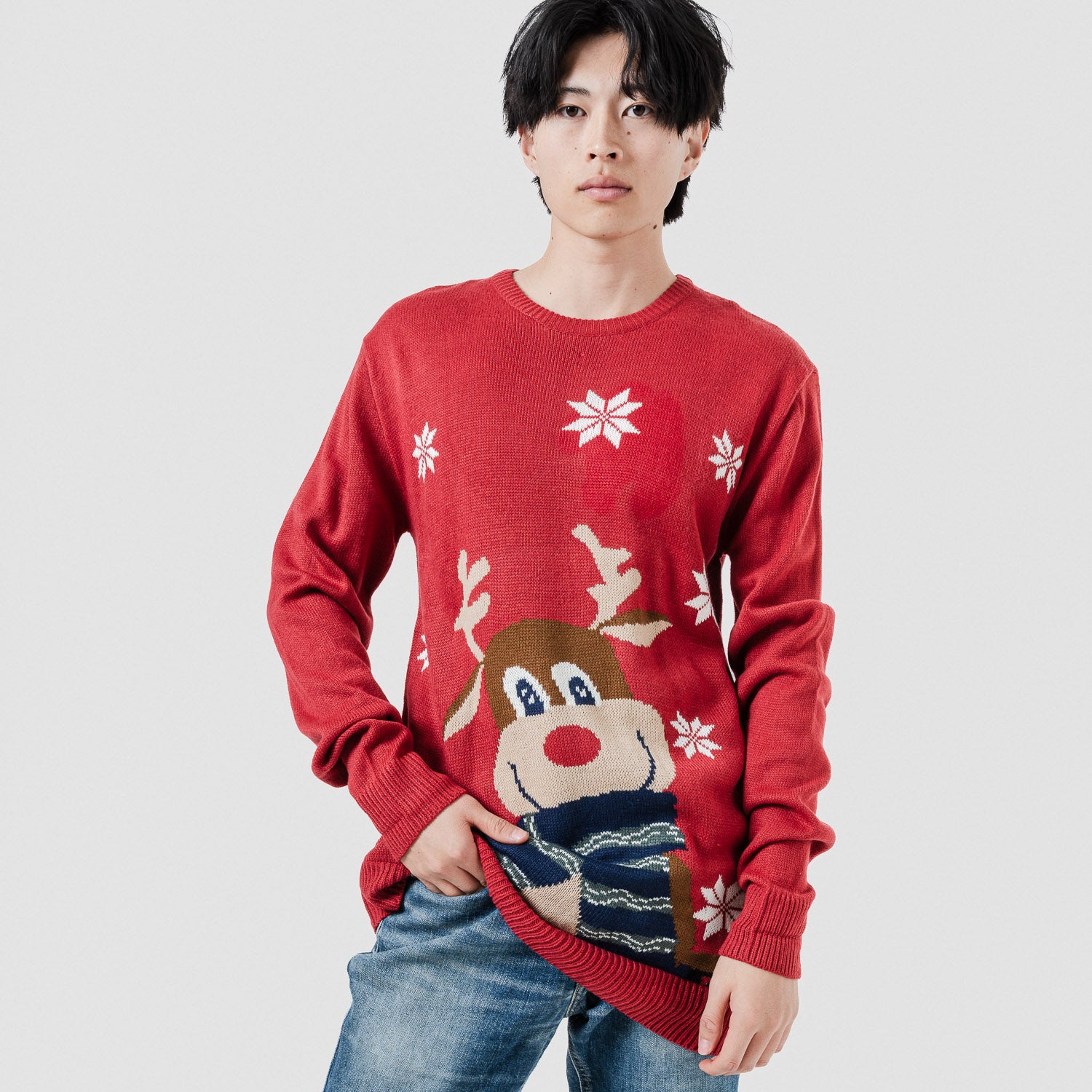 Jersey Navidad hombre Reno