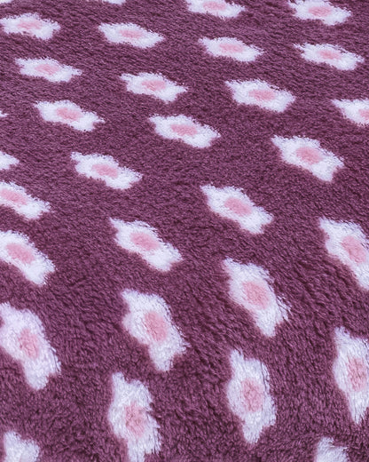 Manta coral Berta berenjena