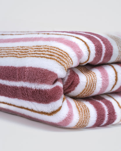 Manta coral Raya Calendula malva rosa