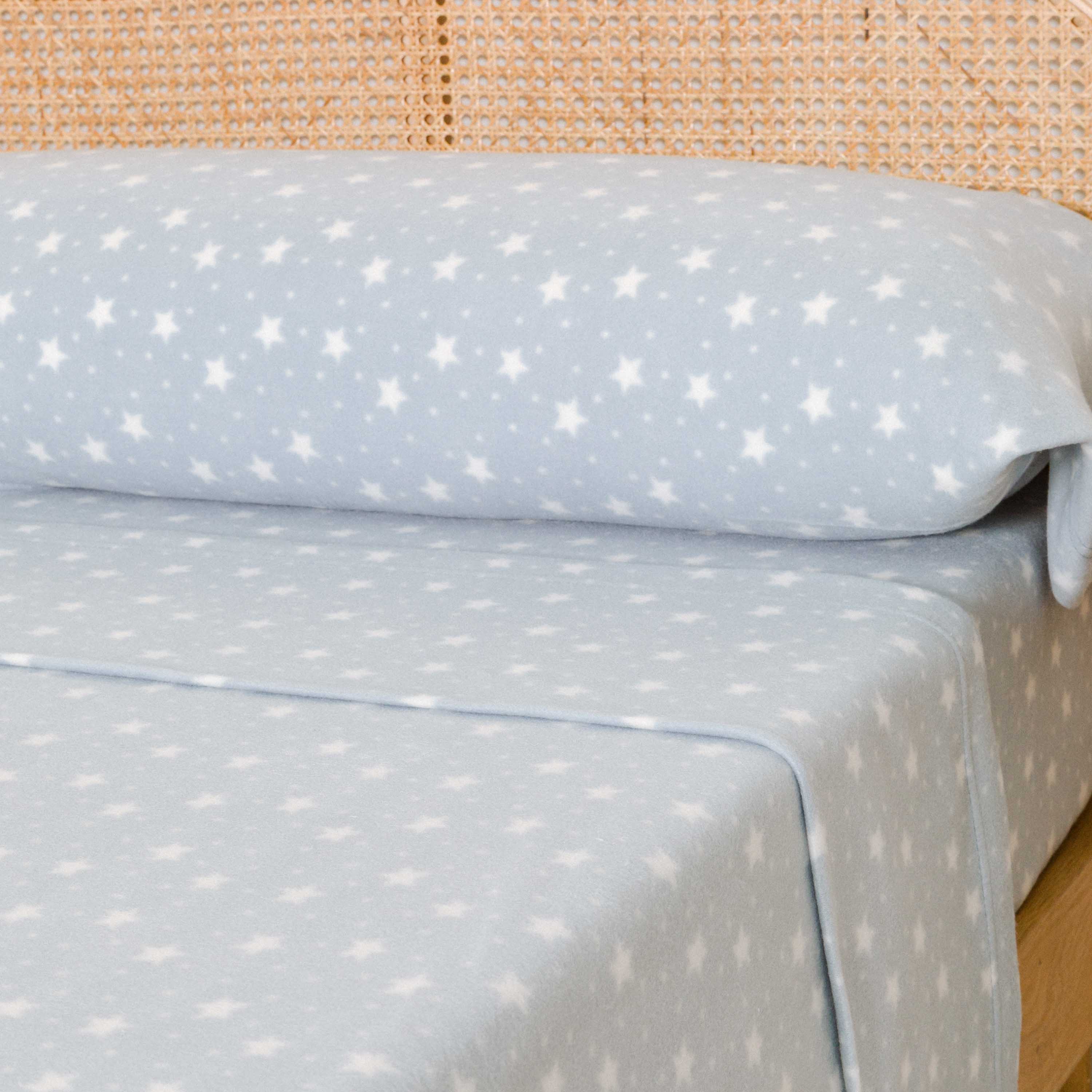 Juego de sábanas pirineo Universo indigo