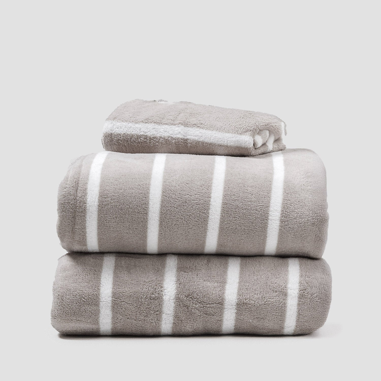 Jogo de lençóis coralina Raya Nit cinzento-claro