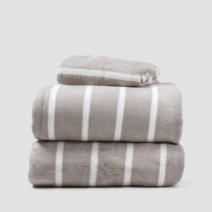 Jogo de lençóis coralina Raya Nit cinzento-claro