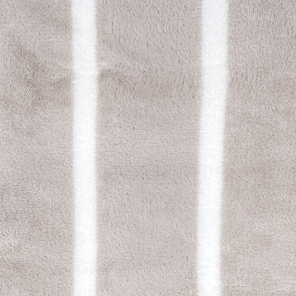 Juego de sábanas coralina Raya Nit gris claro