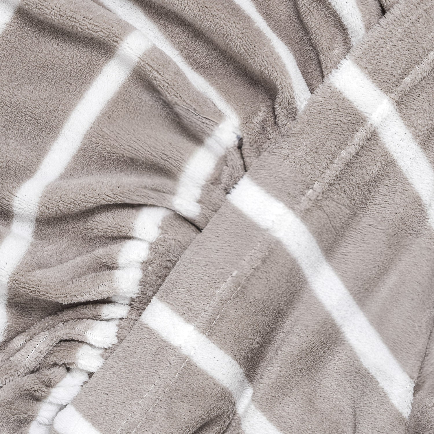 Jogo de lençóis coralina Raya Nit cinzento-claro