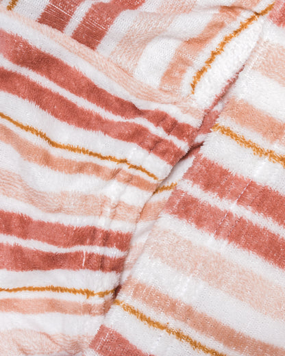 Juego de sábanas coralina Raya Calendula malva rosa