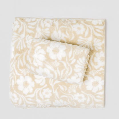 Jogo de lençóis de coralina Alexis topo