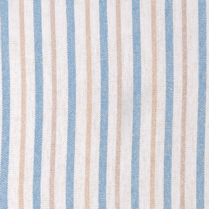 Juego de sábanas franela Raya Benet arena - índigo