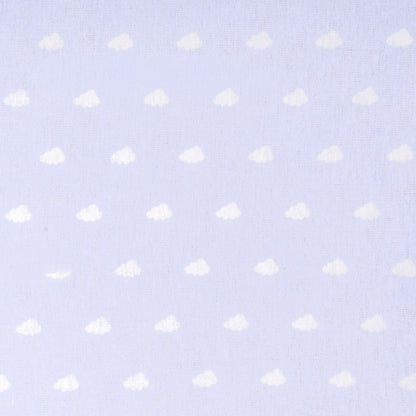 Juego de sábanas franela Nubecita celeste