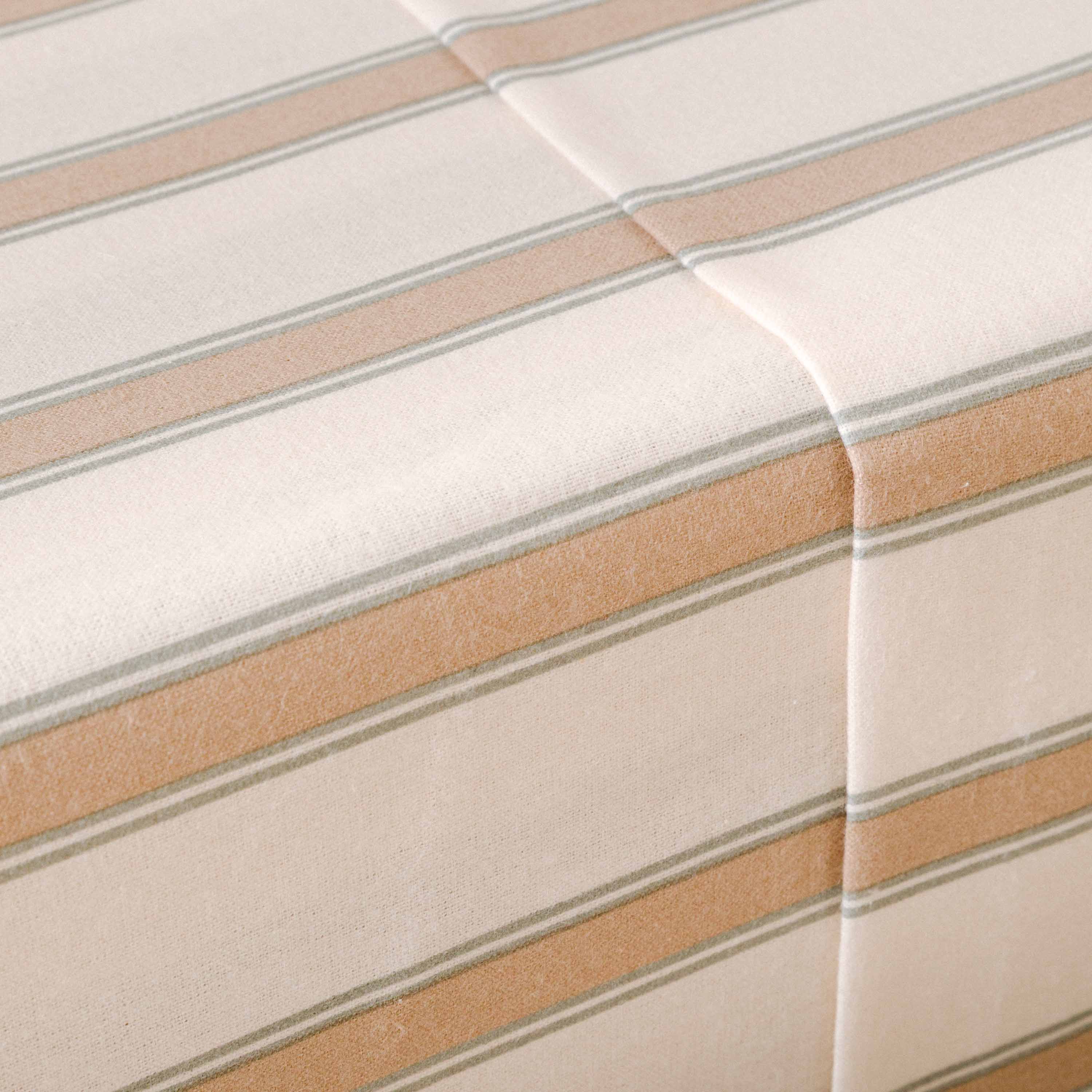 Juego de sábanas de franela Raya Sitges