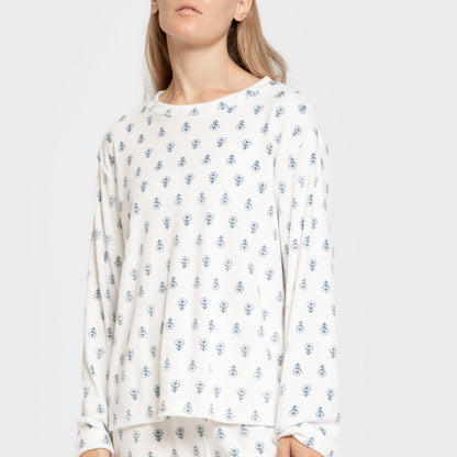 Pijama terciopelo super soft mujer Nemo indigo