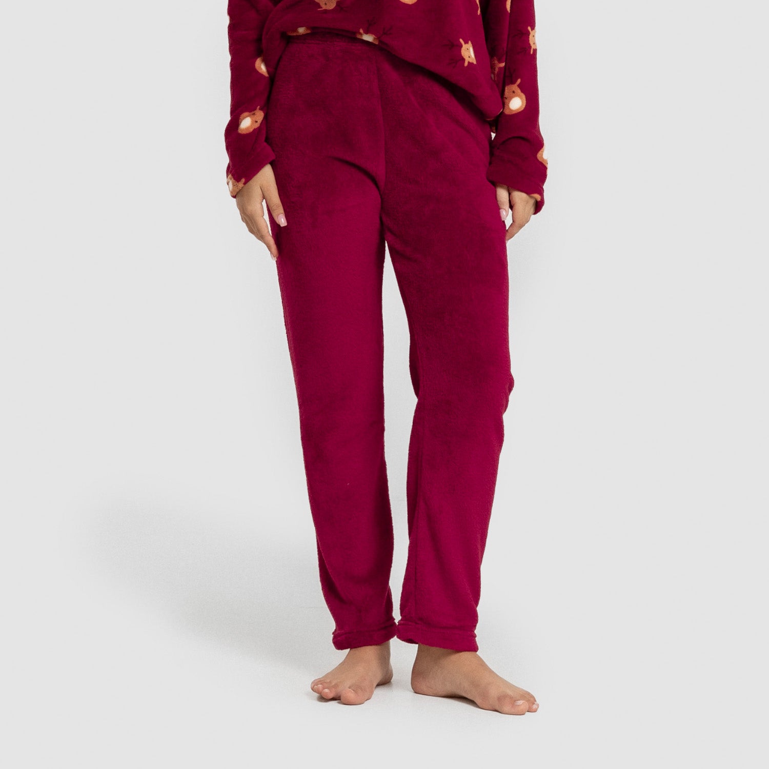 Pijama coral Tatin burdeos