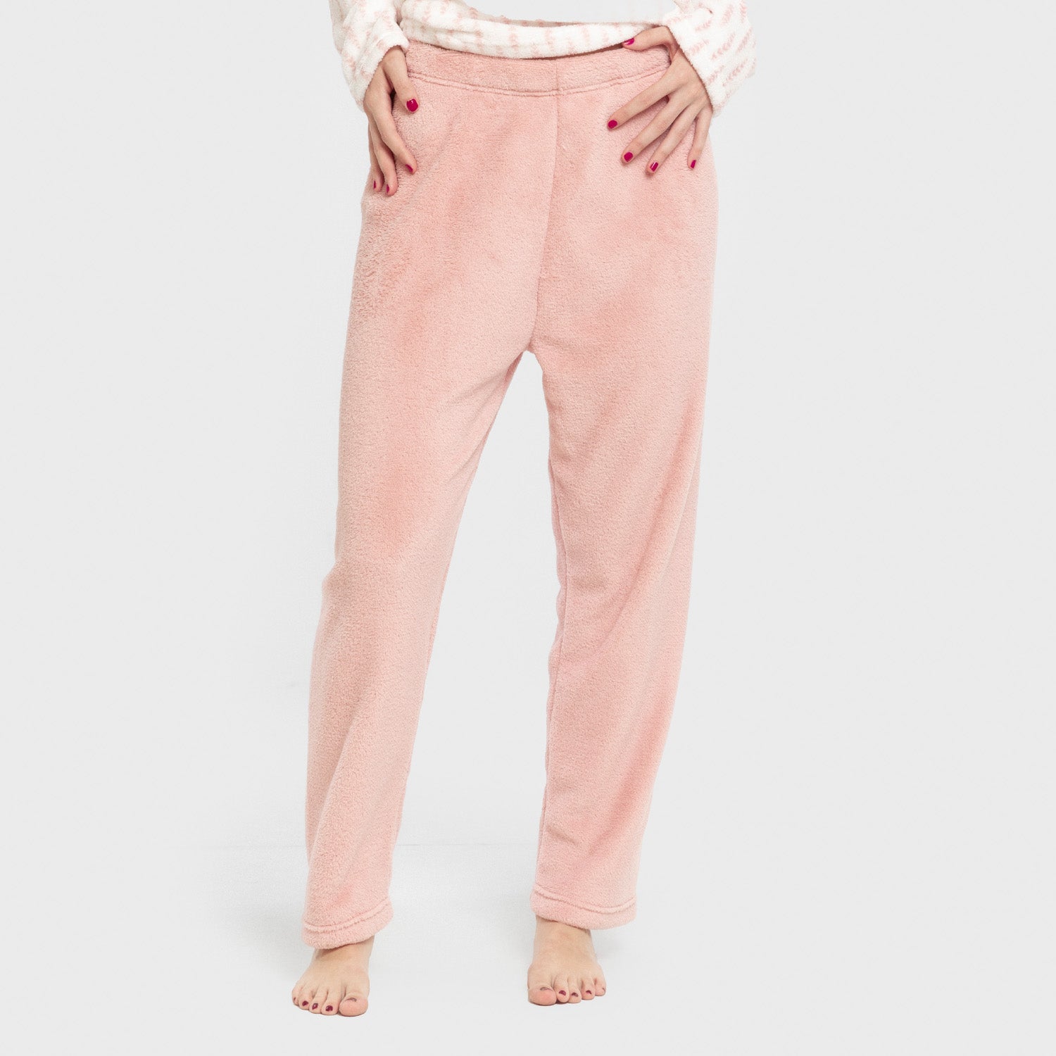 Pijama coral Espiga rosa