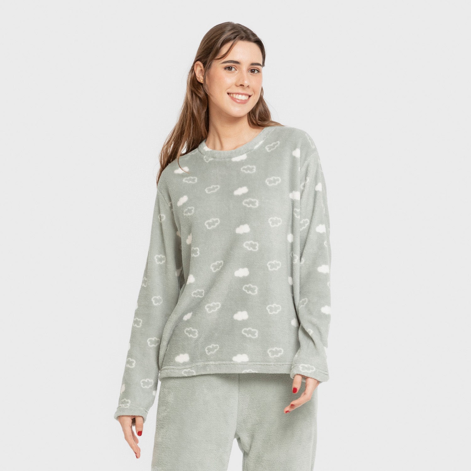 Pijama Coral Nube New Verde Tiffany