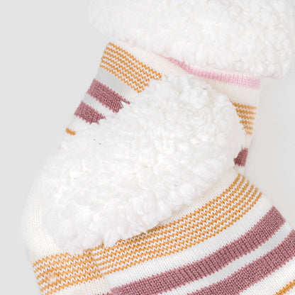 Calcetines mujer Raya Calendula malva rosa