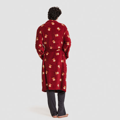 Bata coral hombre Tatin burdeos