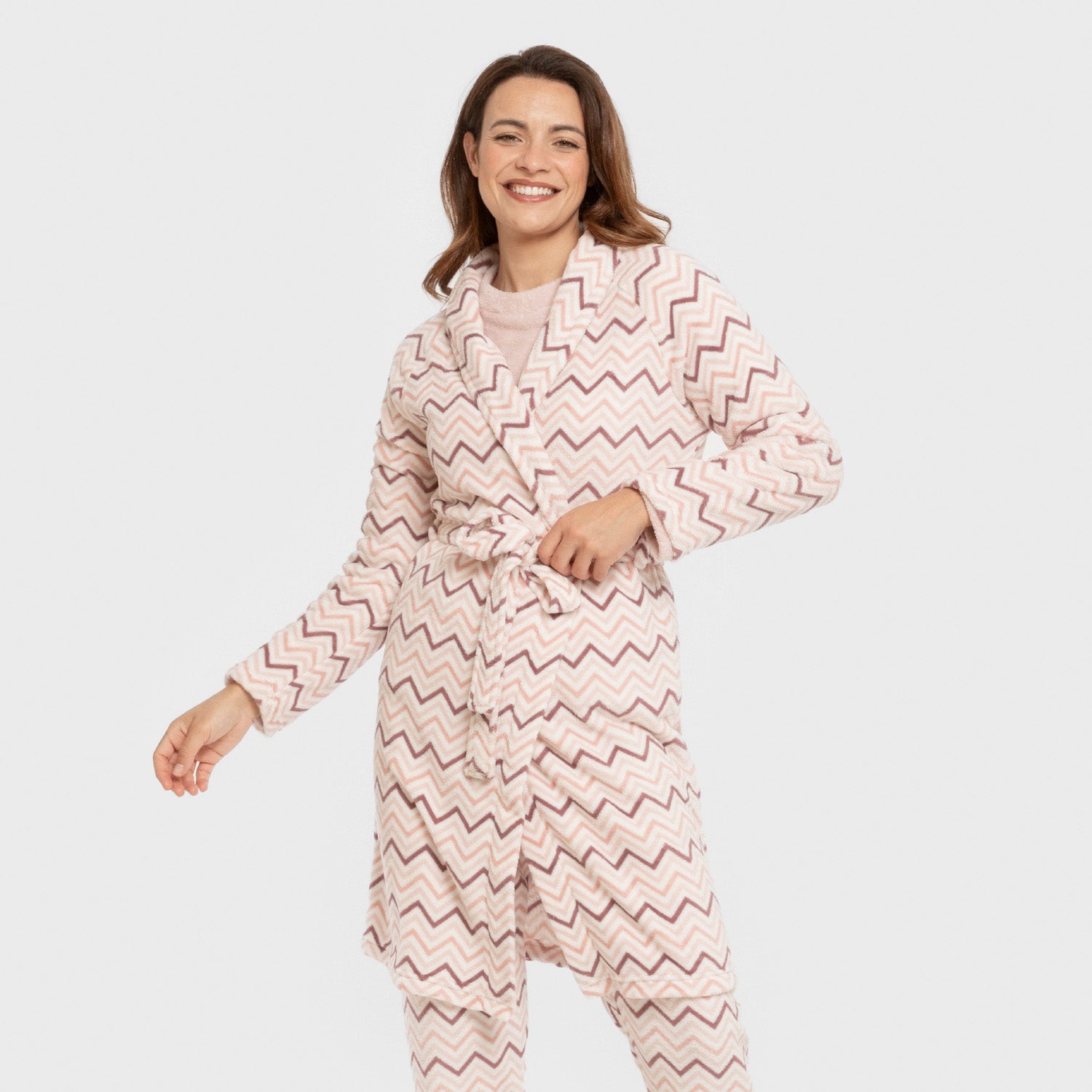 Bata coral Mujer Kit