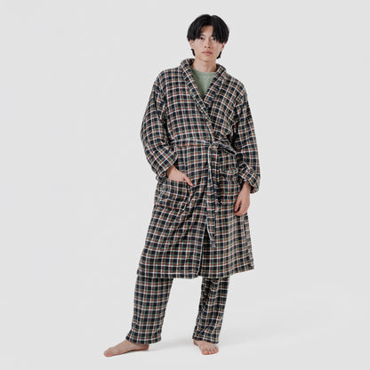 Bata coral hombre Cuadro Frankfuert