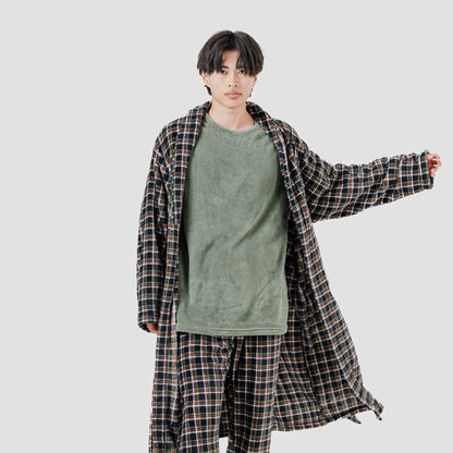 Bata coral hombre Cuadro Frankfuert