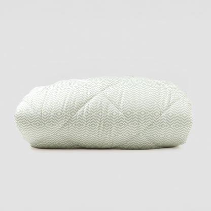 Edredón estampado Maximo perla