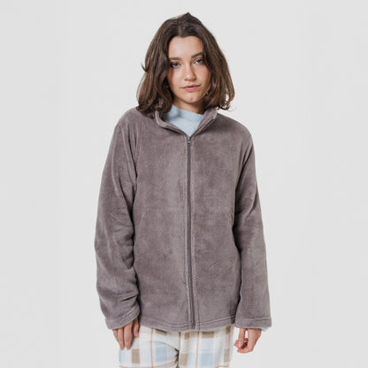 Sudadera coral mujer