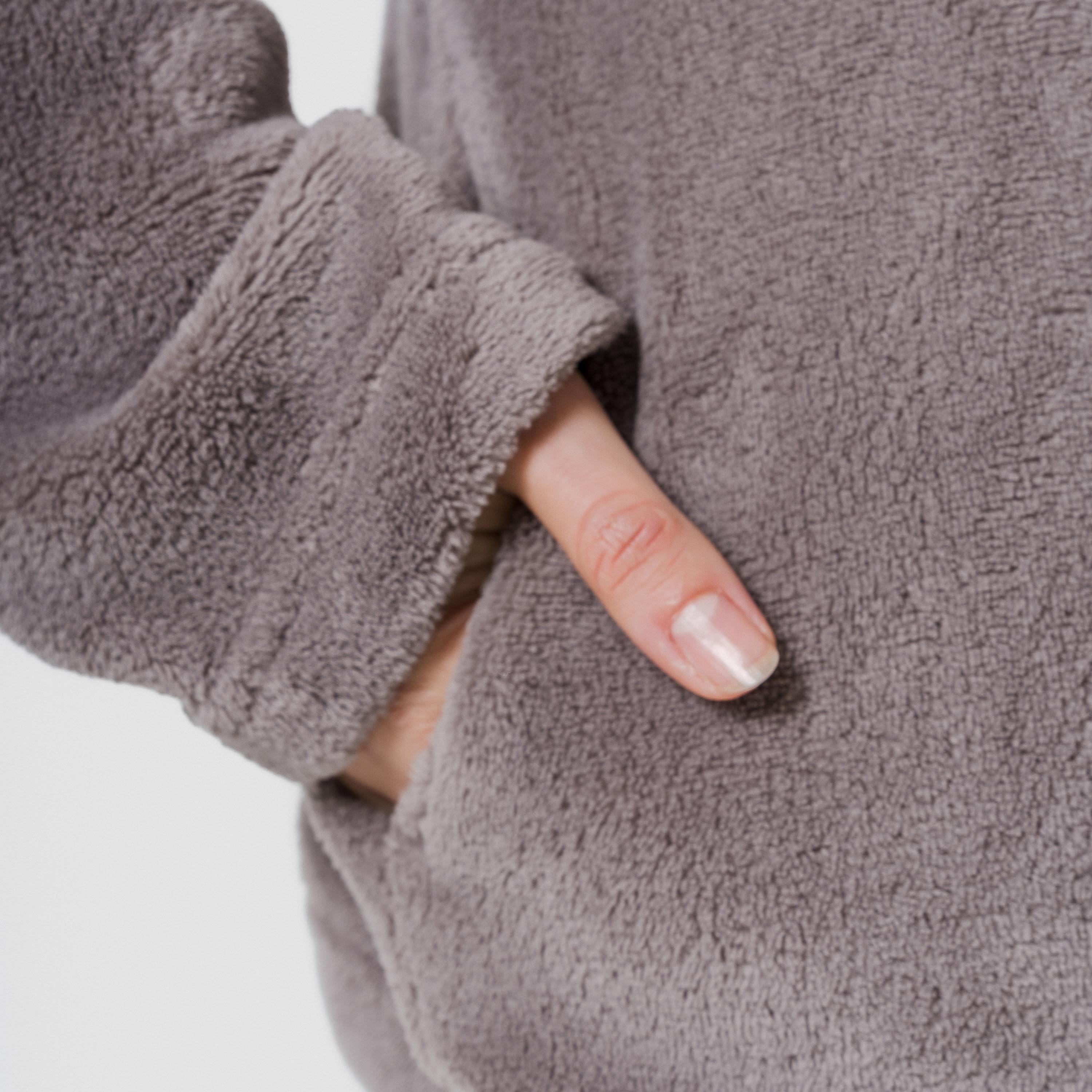 Sudadera coral mujer